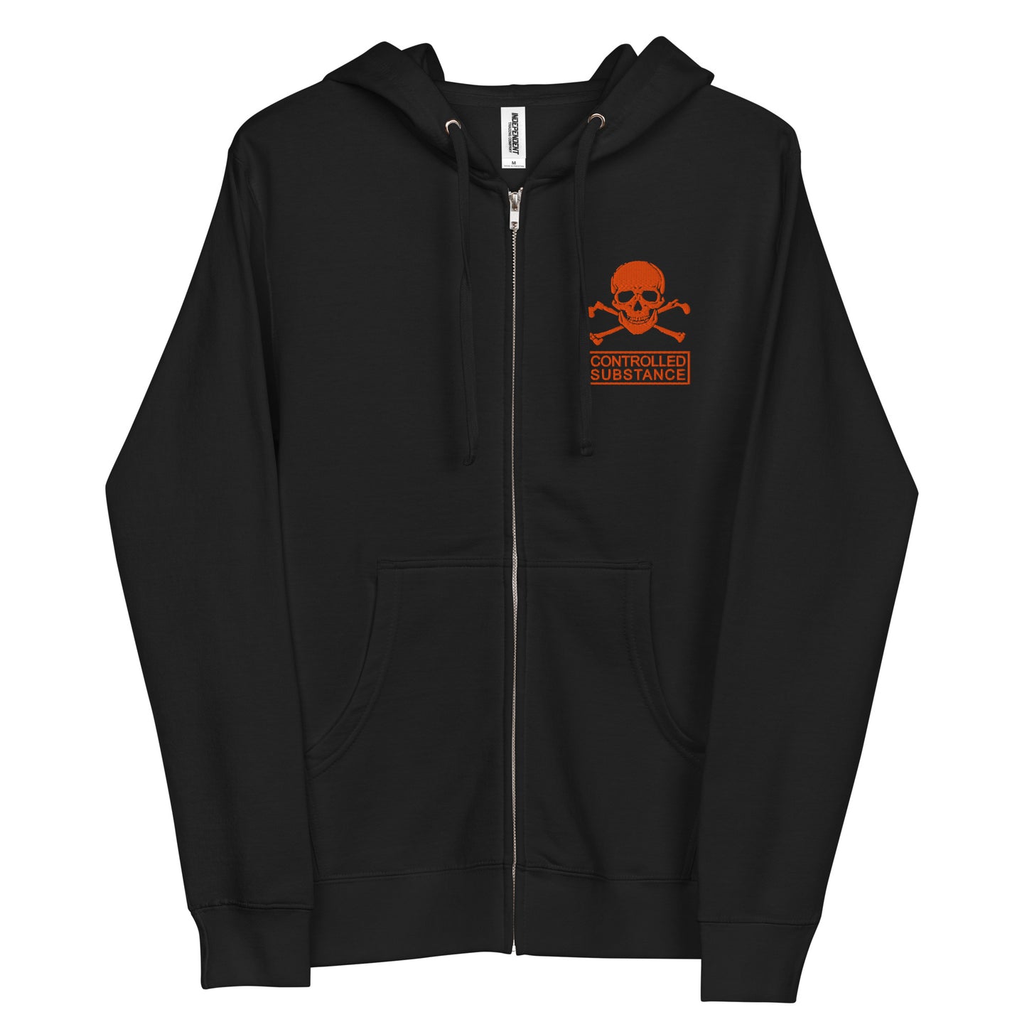 CONTROLLED SUBSTANCE Logo Zip Hoodie