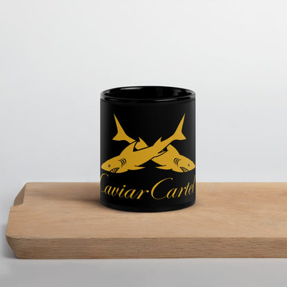 CAVIAR CARTEL®️
 Black Glossy Mug