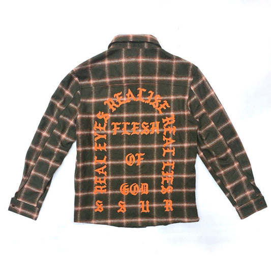 SSUR©️ Flesh Of God Flannel Shirt