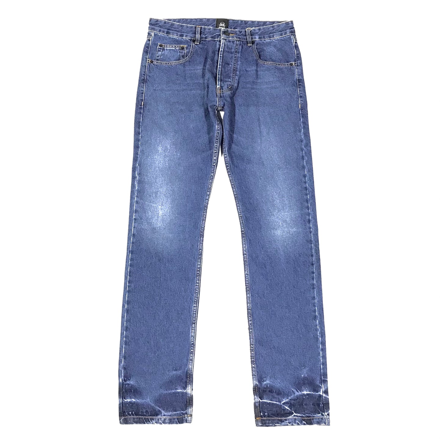 WASHED DENIM PANTS